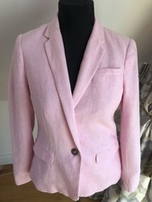 Joules Womens Kira Pink Linen