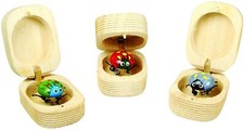 Wooden Jitterbugs | Set of 6 | Bugs with Jiggling Legs | Ideal Toy Loot & Party