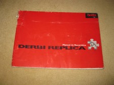 Derbi Motorcycle Spare Parts Catalogue Manual de Recambios Replica 1999