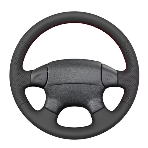Faux leather steering wheel - faux,