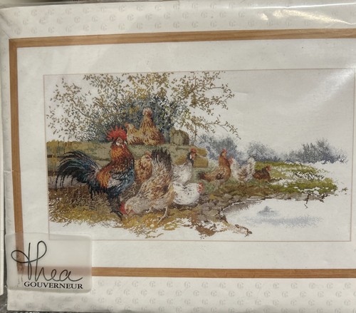 Cross stitch kit hens 2038 - cross,