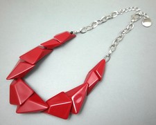 Jaeger bright red geometric