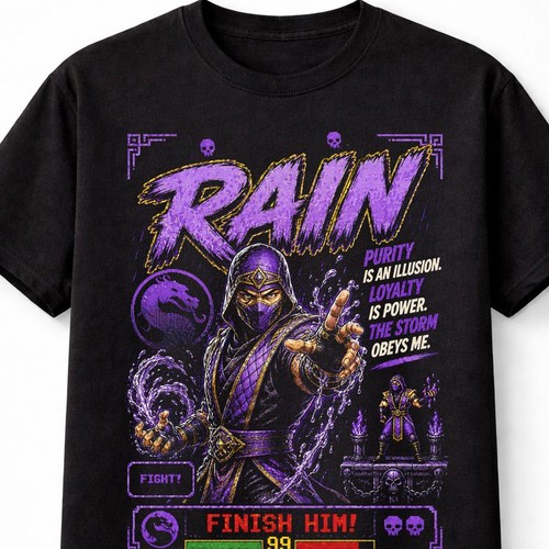 Rain mortal kombat - kombat, retro