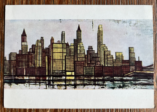 Art postcard the skyline of - art,