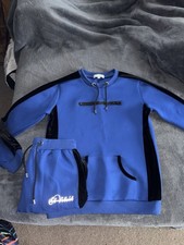 El Velvet Blue Tracksuit Size