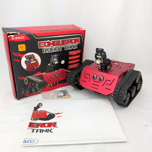 Elegoo conqueror robot tank - robot,