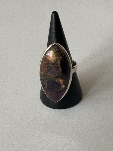 925 silver large - large, amethyst
