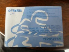 YAMAHA YFZ05YYXH  OWNERS MANUAL 2016 CIRCA 