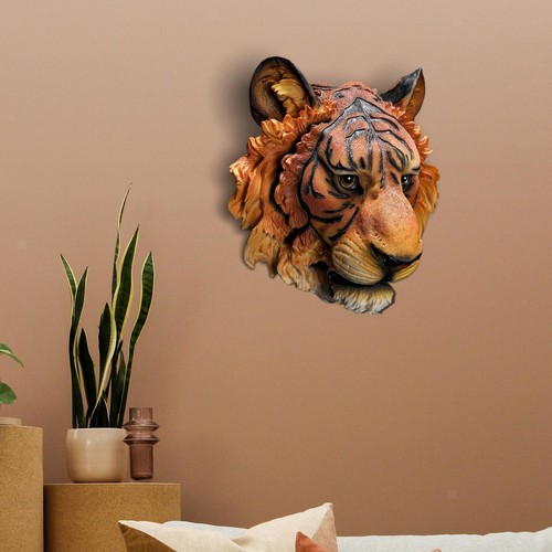 Tiger heads wall - wall, decor