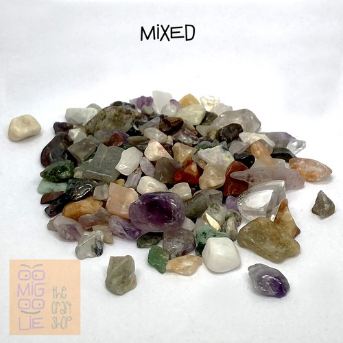 Crystal gemstone chips - crystal,