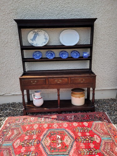 18th century antique oak - , pot