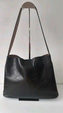 M&S Leather Bag Black Bucket