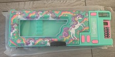 Unicorn pop out pencil case - out,