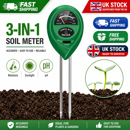 In1 soil tester water - 3, ph