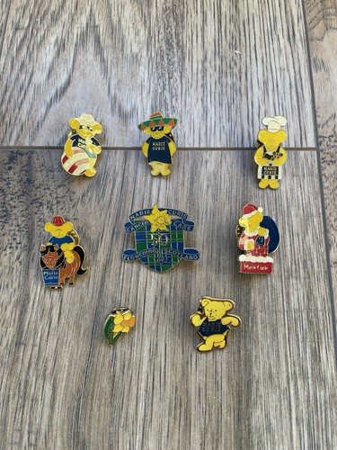 Vintage marie curie pin badge - vintage,
