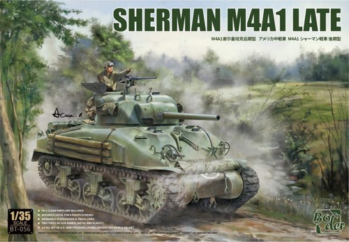 Border model sherman m4a1 - model, 1/35