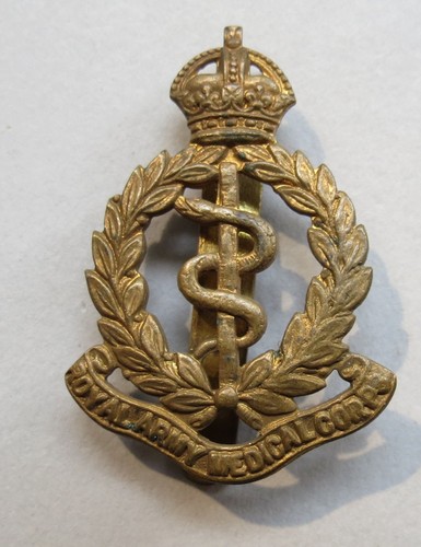 Military brass cap badge - brass,