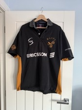 Vintage 1998 - 1999 Wasps Home Shirt Jersey Ericcson Cotton Traders Men’s Large