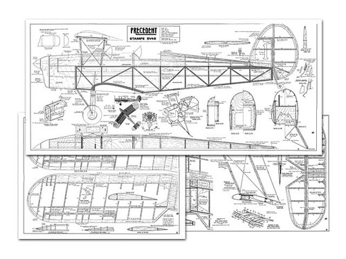 Model airplane plans - rc,
