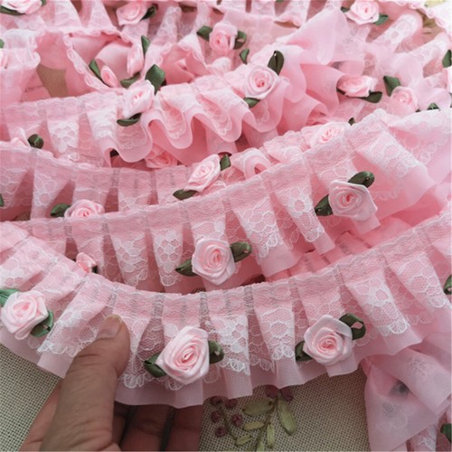 Pink rose flower - rose, ruffle