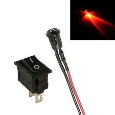 Flashing Red Small 3mm LED +