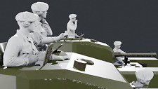 WWII British Tank Crew - Berets - 5 Figure Set