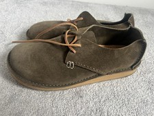 Yogi x Johnny Marr Rishi Suede Shoes Size 8 Olive
