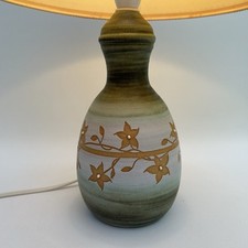 Studio Pottery Lamp Scragfitto
