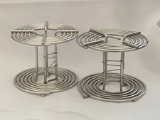 Lot of 2 Stainless Steel 120