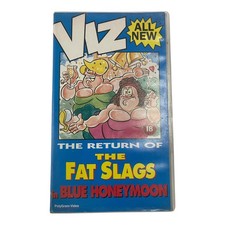 VIZ - The Return of The Fat Slags in Blue Honeymoon VHS (1994) Rare