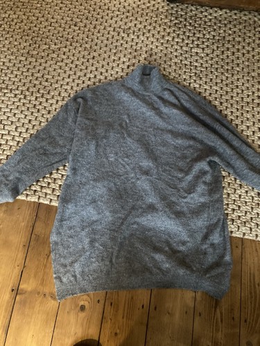 Zara men grey cotton knit - cotton,