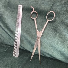 Vintage Barber’s/Hairdresser’s Scissors George Platts & Sons Sheffield 80mm long