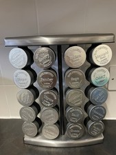 Olde Thompson Spice Herb Rack With 20 Glass Jars Oxnard CA 