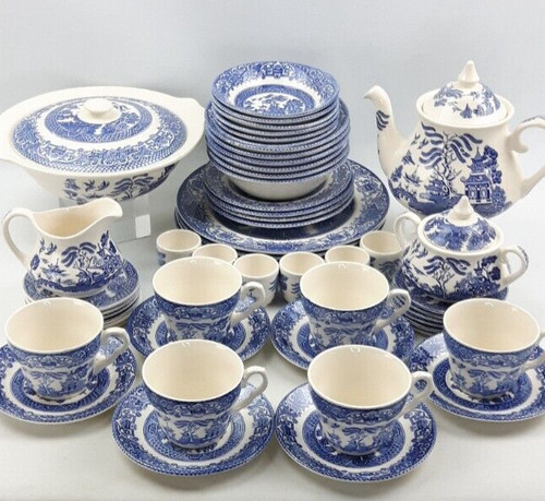 English ironstone willow - english,