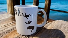 Skydiving mug. Skydive gifts