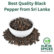 Pure Black Peppercorns Pepper Whole A-Grade Spice Directly from Sri Lanka