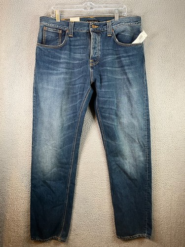 Nudie jeans mens 38x34 - jeans, blue