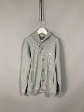 FRED PERRY Jumper/Cardigan - Youth Large - Grey - Great Condition - Boy’s