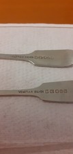 Two Venetian Silver Teaspoons. Antiques. Good Condition See Photos