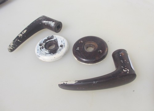 Vintage bakelite lever door - vintage,