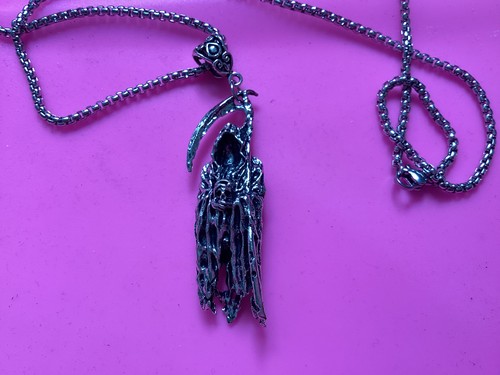 Dark silver grim reaper - grim,