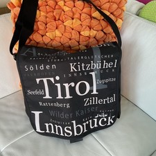 Black Tote Bag Austrian Tirol