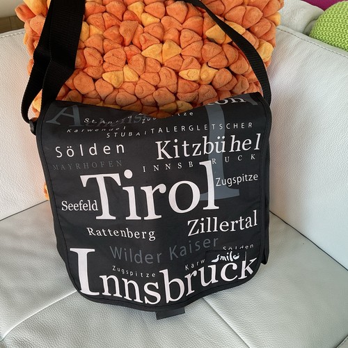 Black tote bag austrian tirol - bag,