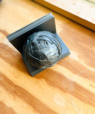 Vtg Gun Metal Gray RUBBER BALL