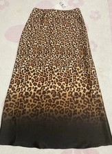 ZARA Women's Long Brown Animal