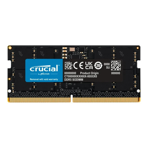 Crucial 16gb ddr5 4800 cl40 - crucial, ddr5-4800