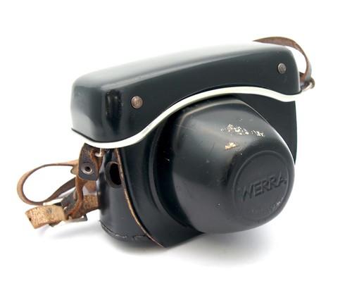 Vintage leather case strap - vintage,