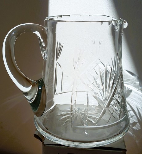 Crystal jug - crystal,