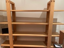 Habitat Light Oak Shelving Unit - perfect for Books, Vinyl or Ornaments