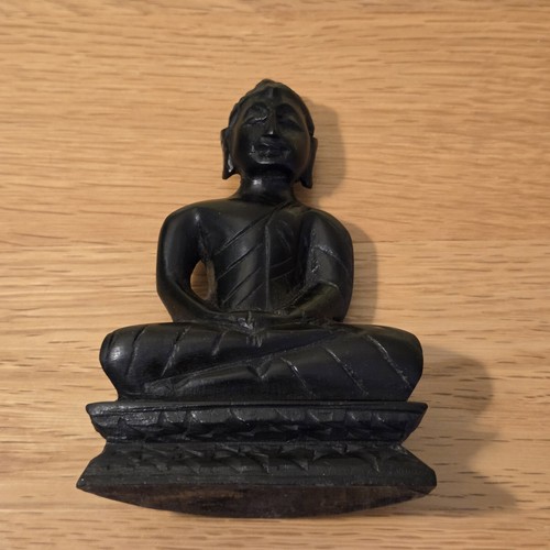 Vintage hand carved dark wood - vintage,